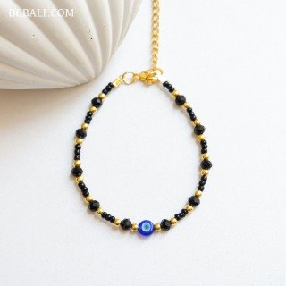 New Design Evil Eye Beads Bracelet Originally Handmade in Bali